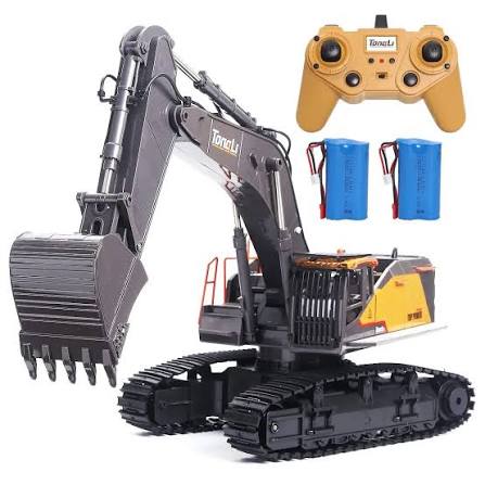 HuiNa Toys 1592 1:14 Scale Remote Control Excavator with 22 Functions and 680° Cab Rotation