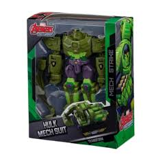 ZD Toys Marvel Hulk Transforming Mech Suit Excavator Transformers Toy Avengers Superhero Action Figure