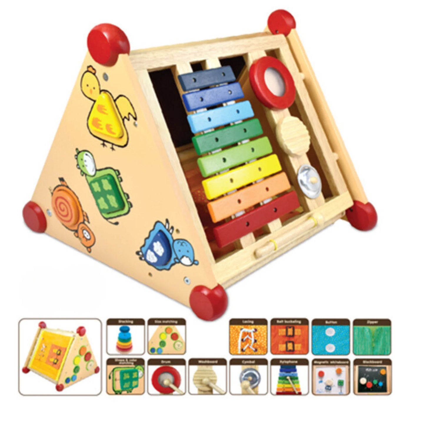 Wooden Act it All Activity Centre