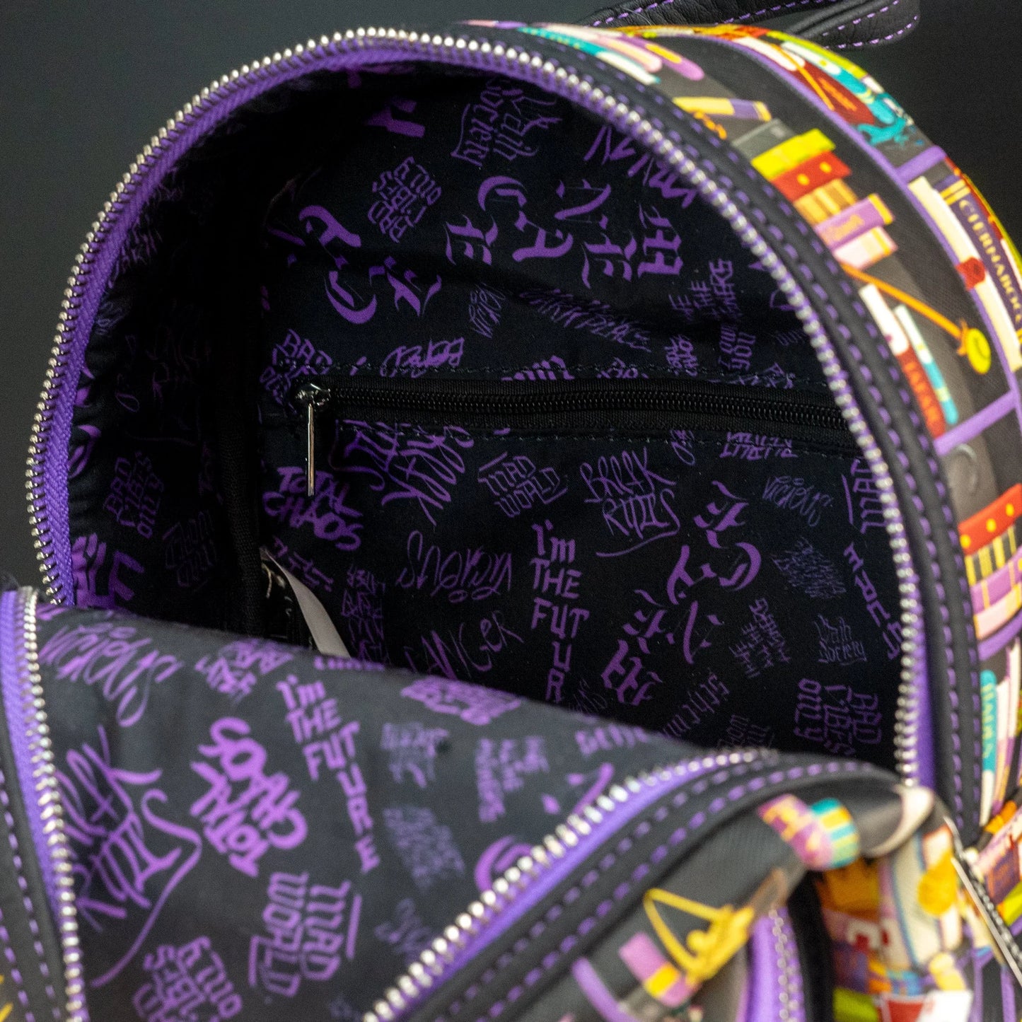 Loungefly x Disney Villains Books Mini Backpack
