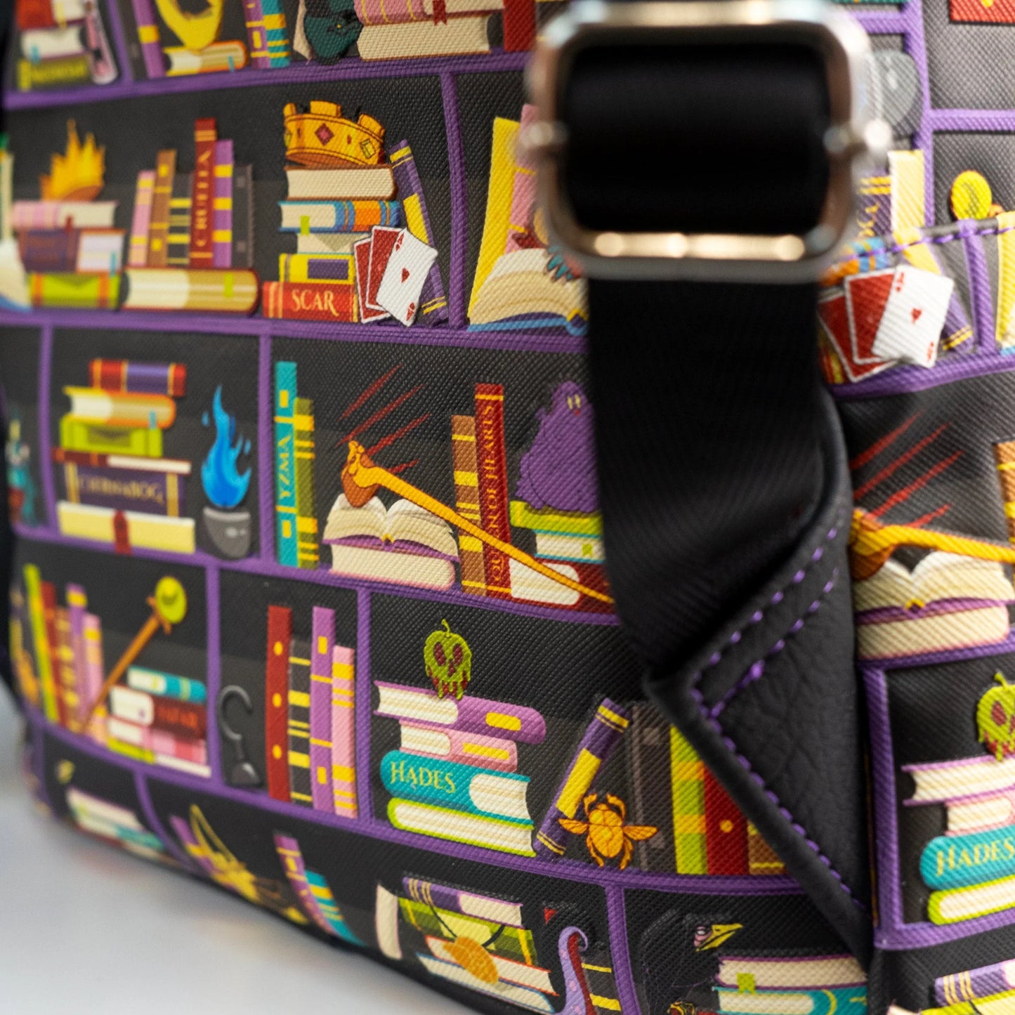 Loungefly x Disney Villains Books Mini Backpack