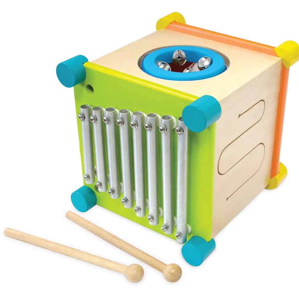 Melody Cube| Made of rubber wood|