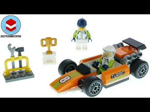 LEGO City Race Car 60322 Building Kit (46 Pcs),Multicolor