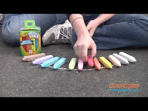 Crayola 12 Count Sidewalk Chalk AWSTdC, 4 Pack (12 Count)