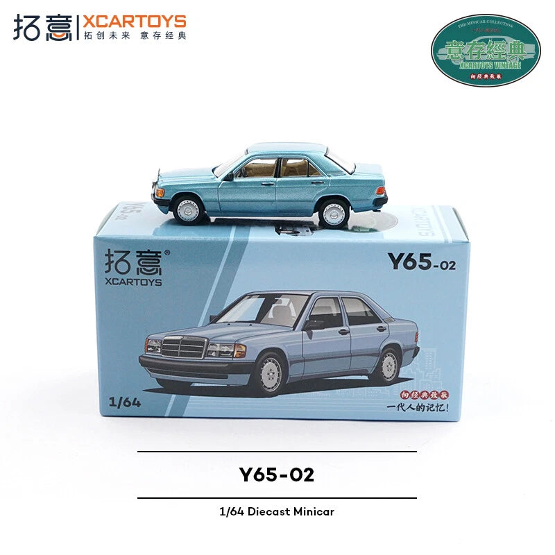 XCARTOYS 1/64 Mercedes-Benz 190E Blue Y65-02