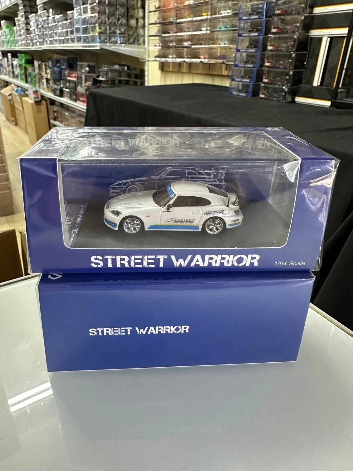1/64 STREET WARRIOR HONDA S2000 S2K WHITE SPOON 399 MADE