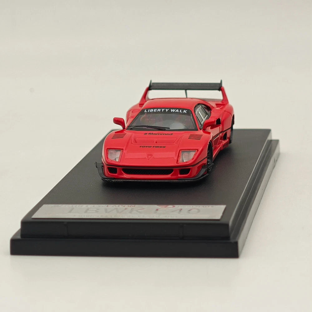 1/64 STREET WARRIOR SW LBWK F40 Red Diecast Models Car Limited 1/64 STREET WARRIOR SW LBWK F40 Red Diecast Models Car Limited