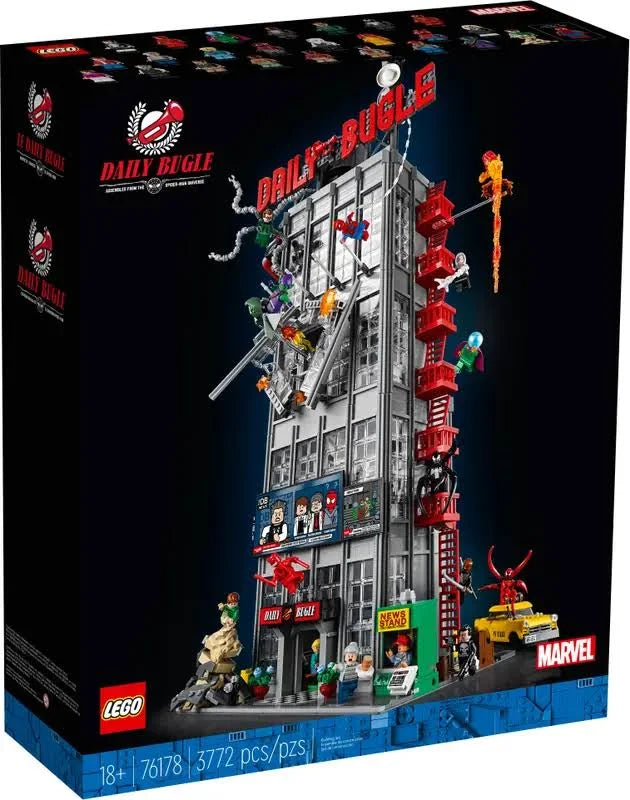 LEGO Marvel Spider-Man Daily Bugle 76178 Building Kit (3,772 Pieces), Multi Color