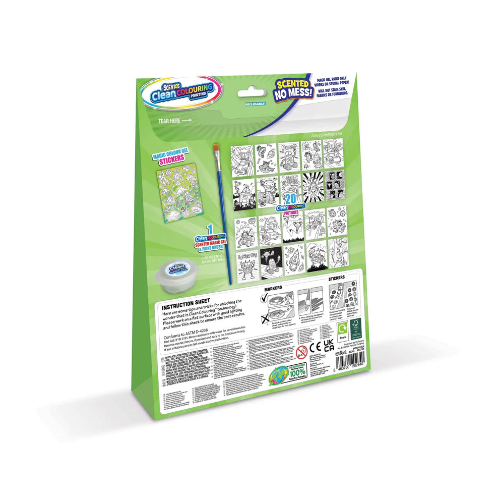 SCENTOS CleanColouring™ Magic Gel Painting Adventure Set