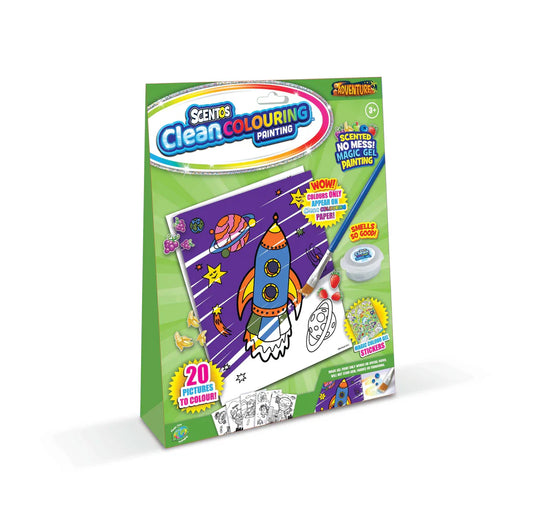 SCENTOS CleanColouringâ„¢ Magic Gel Painting Adventure Set