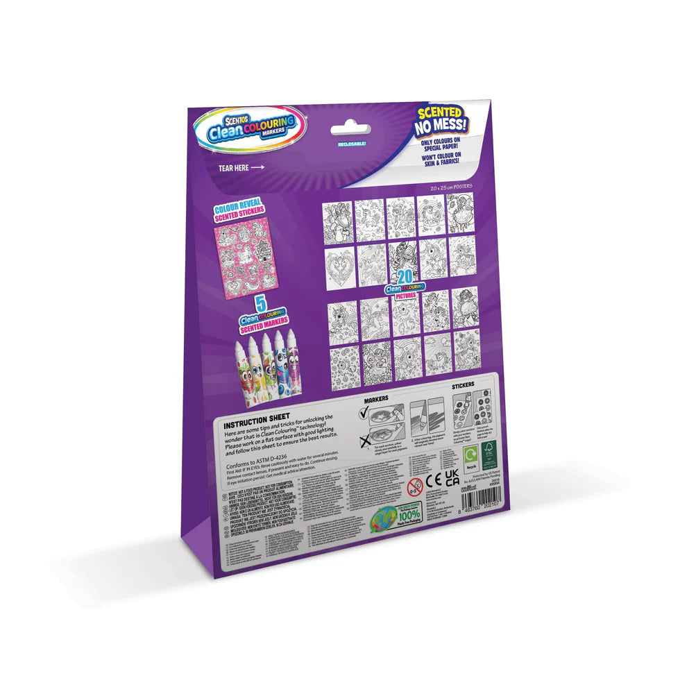 SCENTOS CleanColouring™ Markers Enchanted Set