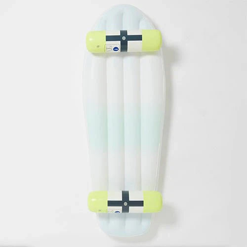 Kids Skateboard Float The Sea Kids Blue-Lime