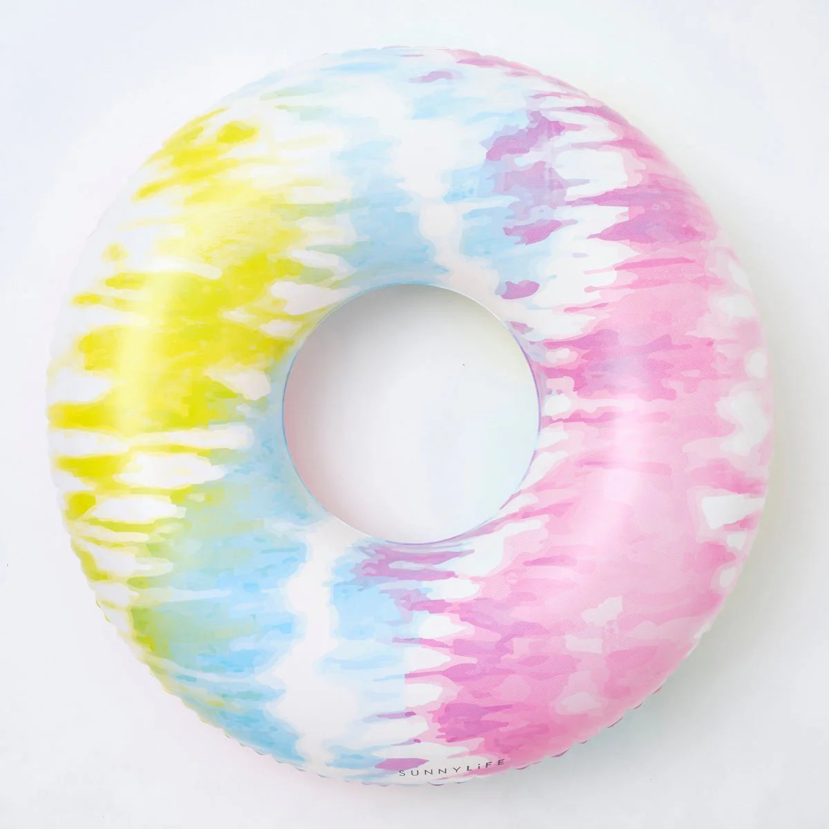 Tie Dye Color Inflatable Pool Ring Tie Dye Sorbet