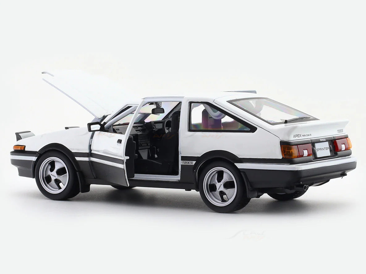 1:24 Toyota Sprinter Trueno AE86 White