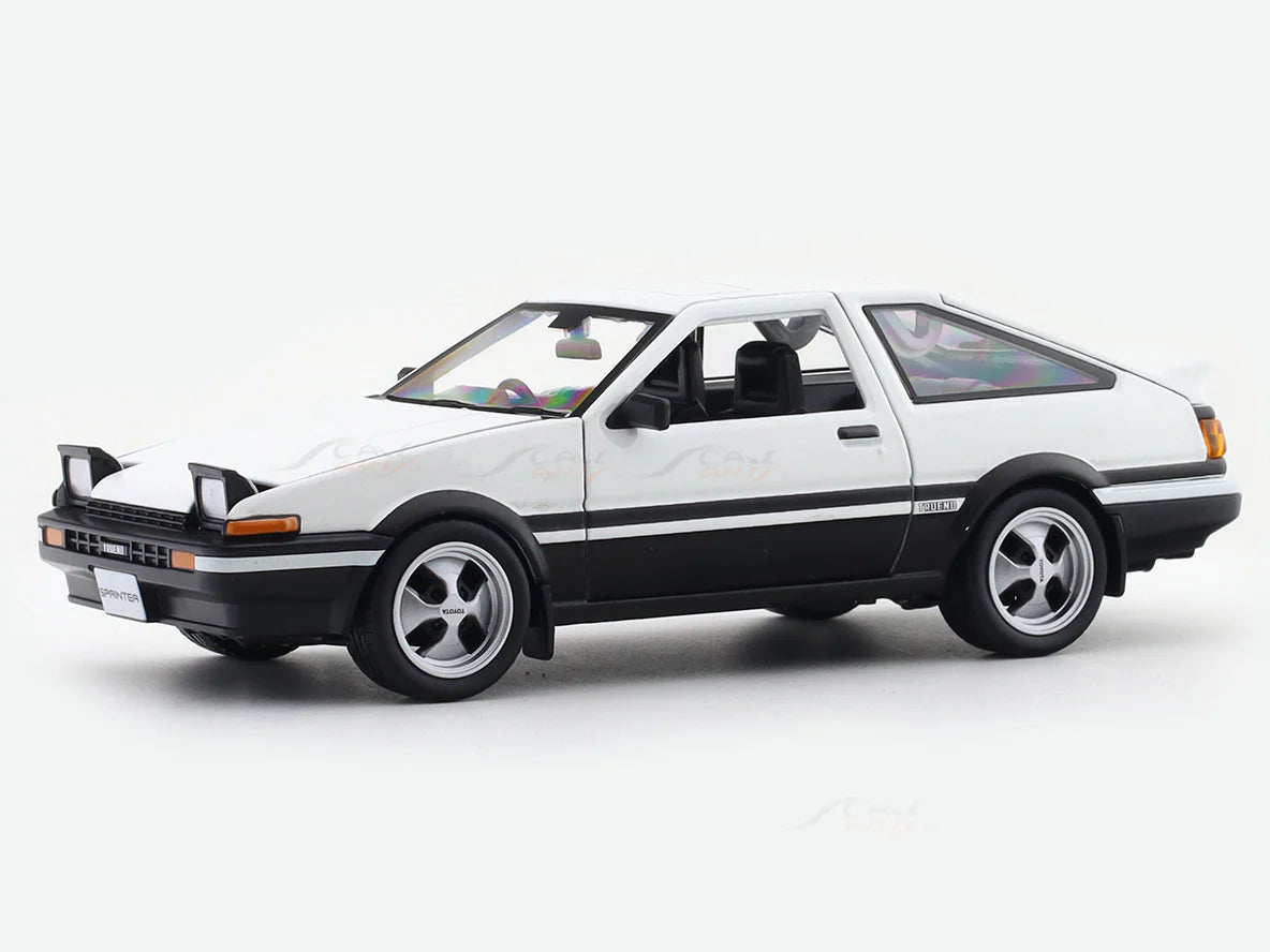 1:24 Toyota Sprinter Trueno AE86 White