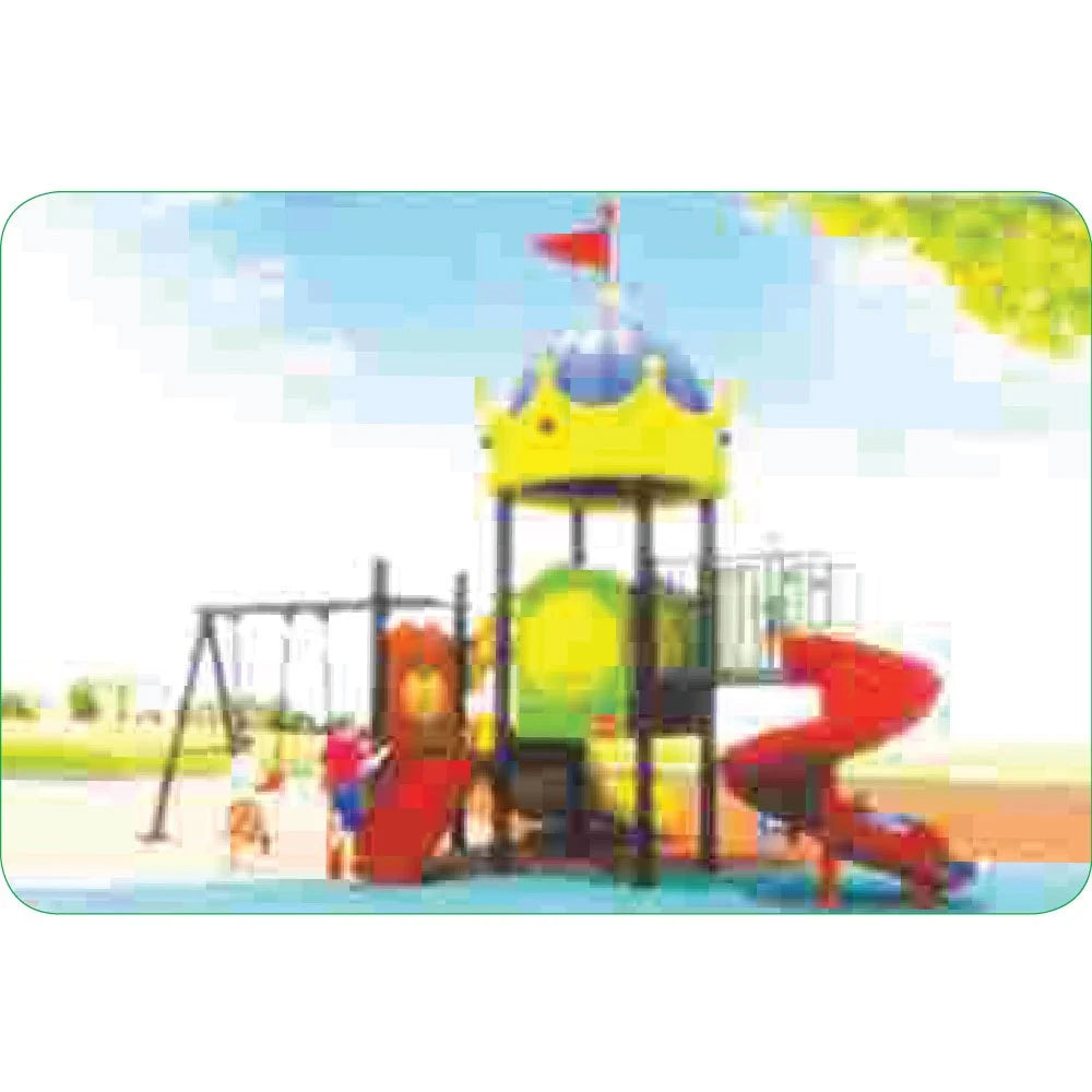 Castle Swing Set Play Yard