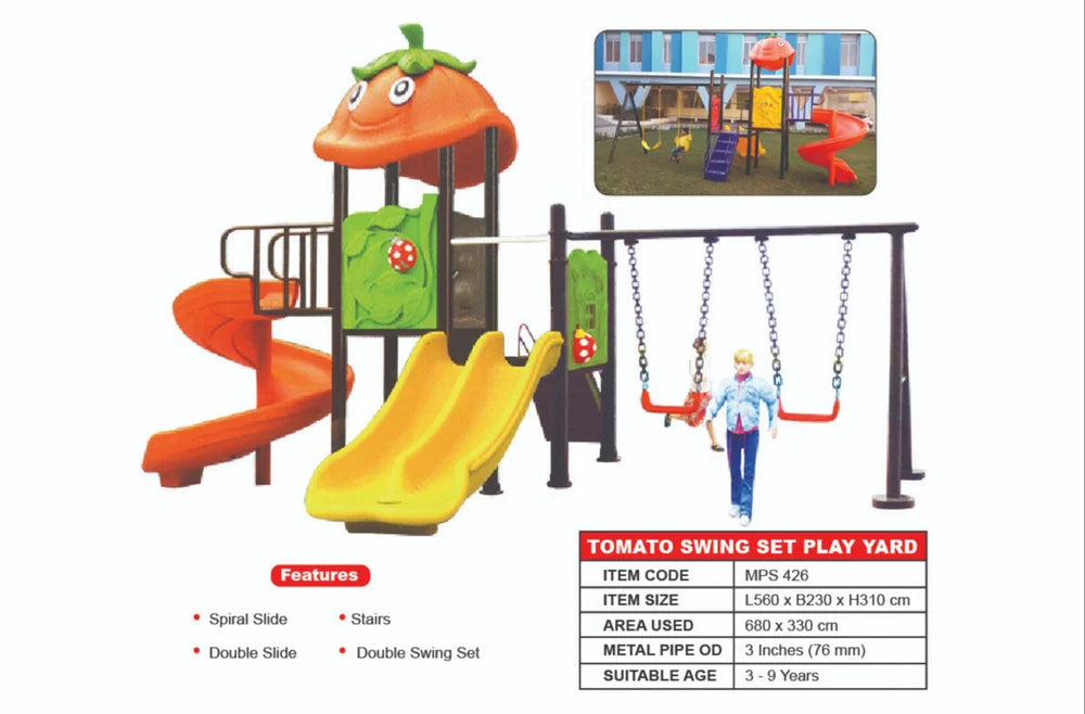 Tomato Swing Set Play Yard