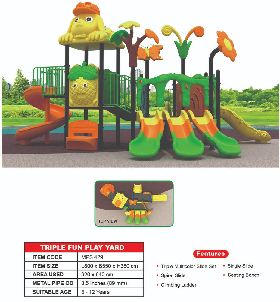 Triple Fun Play Yard
