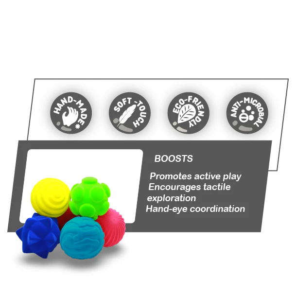 Whacky 4" Ball Assortment (set of 6)