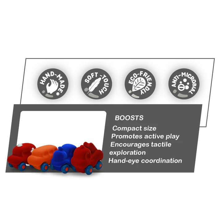 Colourful Micro Vehicles Set of 4 (A)