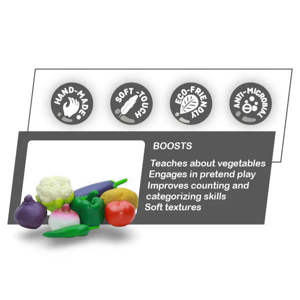 Realistic Vegetables Set of 8 Set B