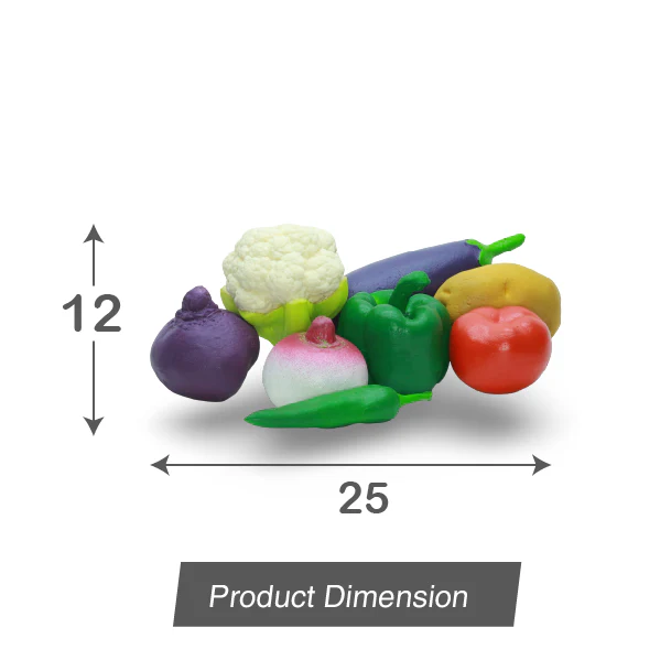 Realistic Vegetables Set of 8 Set B