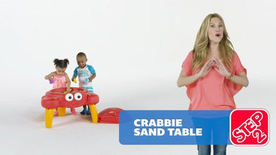Step2 Crabbie Sand Table | Durable Outdoor Kids Activity Game Sandbox |