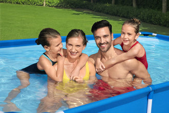 BESTWAY  PORTABLE SWIMMING POOL FOR ADULTS 13.12 FT X 6.92 FT X 2.62 FT / 4.00M X 2.11M X 81CM