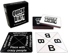 Quick and Dirty - an Offensively Fun Game! [Funny Social Comedy Game] Brand: Toys Uncle
