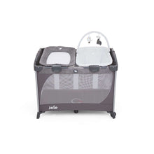 Joie Linen Grey Commuter Change & Snooze Travel Cot(Birth to 15kg)
