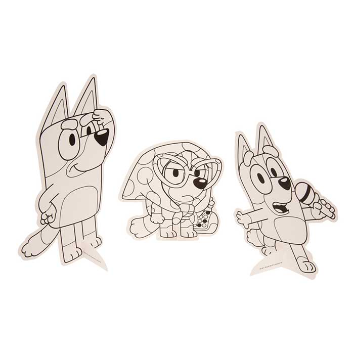 Bluey Create & Color Art Case