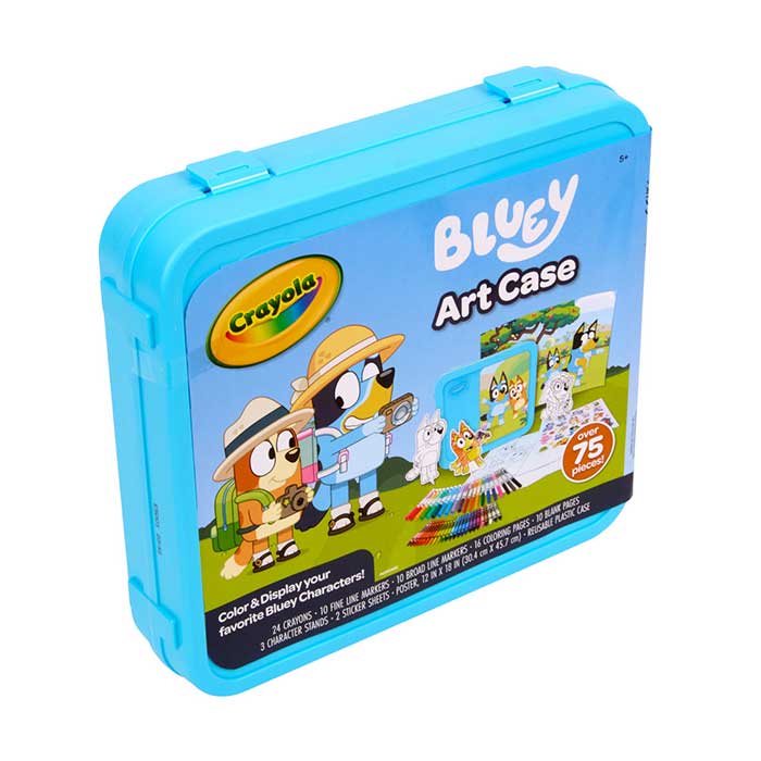 Bluey Create & Color Art Case