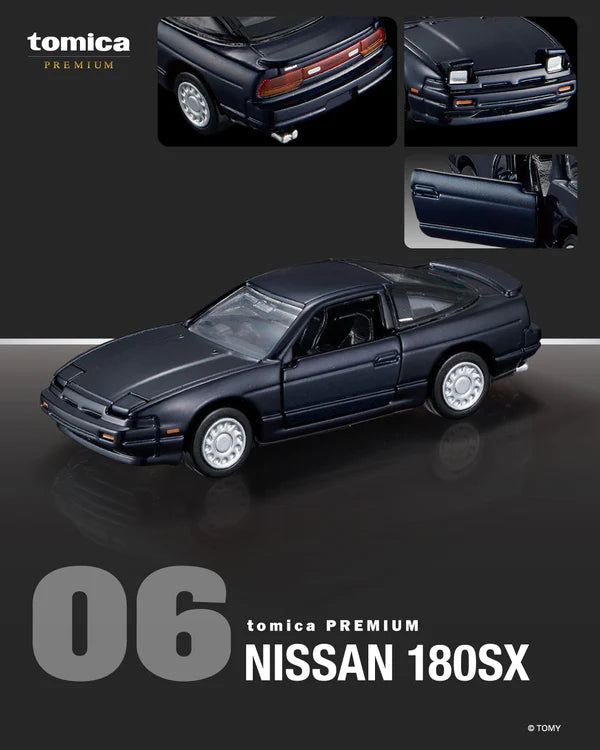 Takara Tomy Tomica Premium Nissan 180SX 06 Diecast Car 1/62 Scale