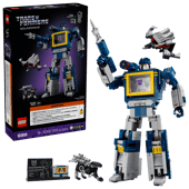 LEGO Icons Transformers 10358 Soundwave | 1,505 Pieces | Transforming Robot Building Set