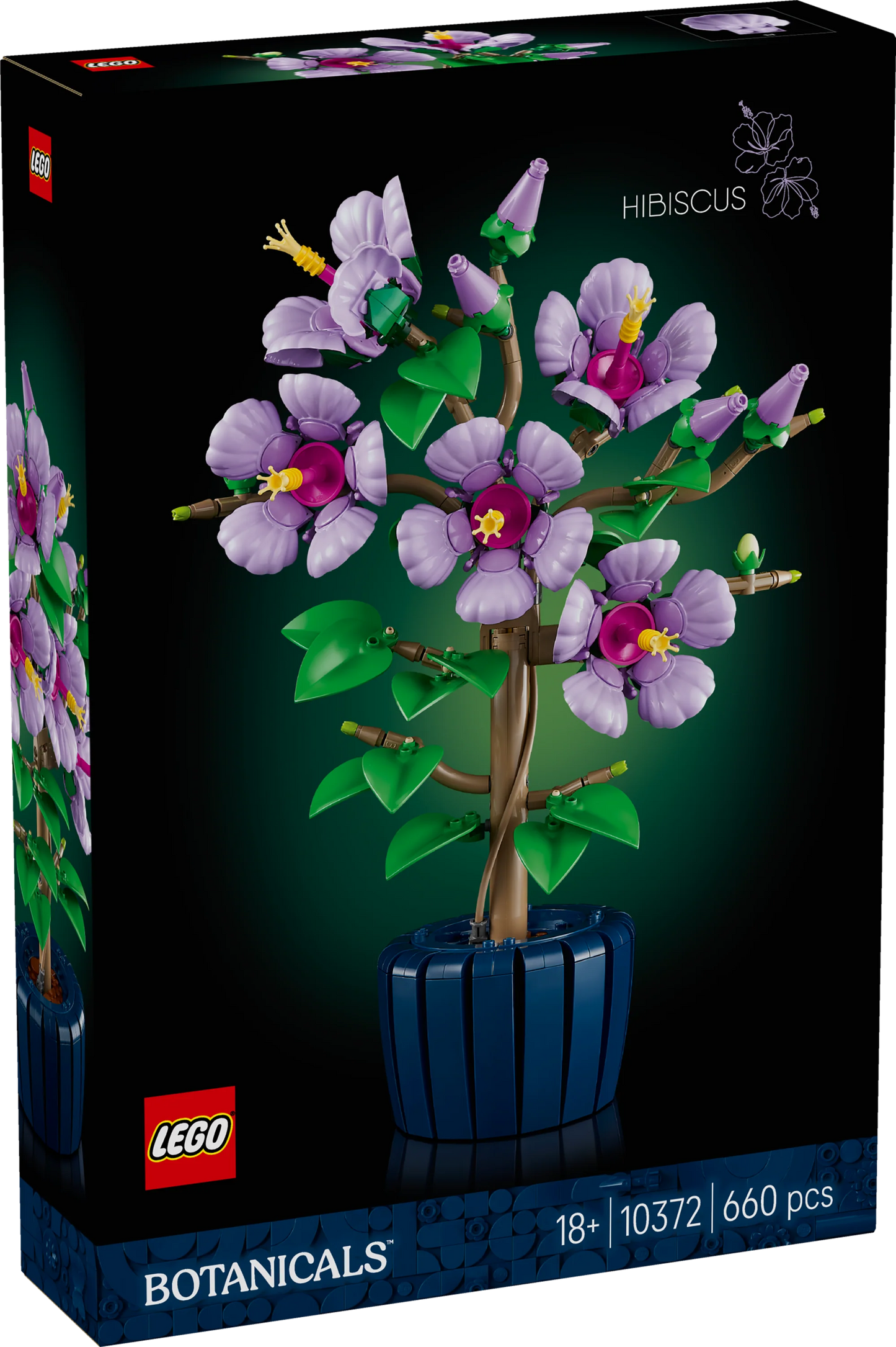 Botanicals Hibiscus Flower for Adults 10372 Building Kit
