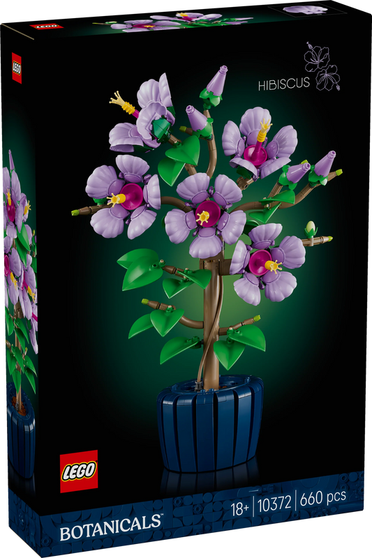 Botanicals Hibiscus Flower for Adults 10372 Building Kit