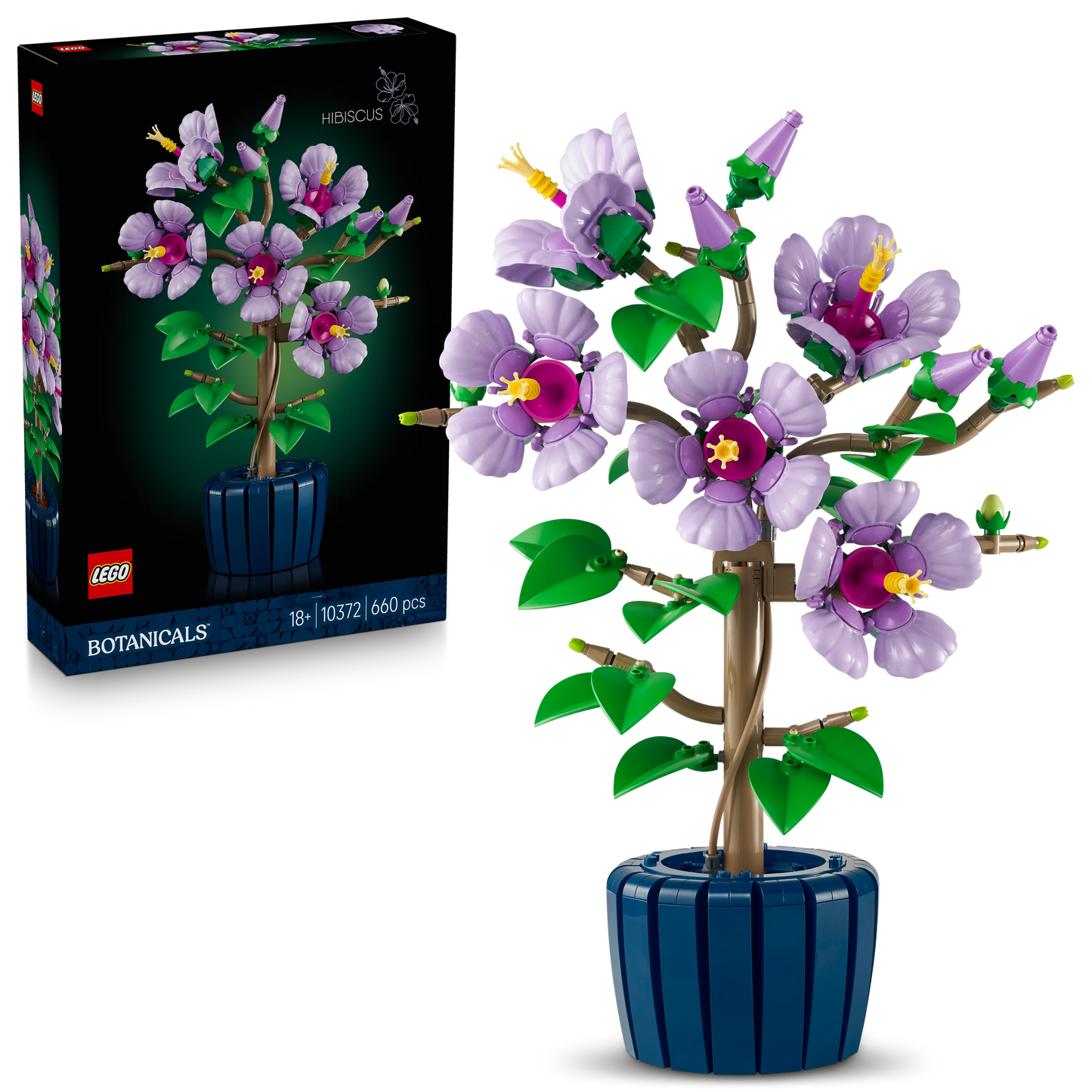 Botanicals Hibiscus Flower for Adults 10372 Building Kit