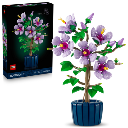 Botanicals Hibiscus Flower for Adults 10372 Building Kit