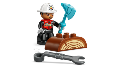LEGO DUPLO Town Fire Truck with Hose and Firefighter 10473