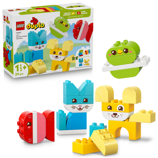 LEGO DUPLO My First 3 in 1 Creative Cute Pets Toy 10477