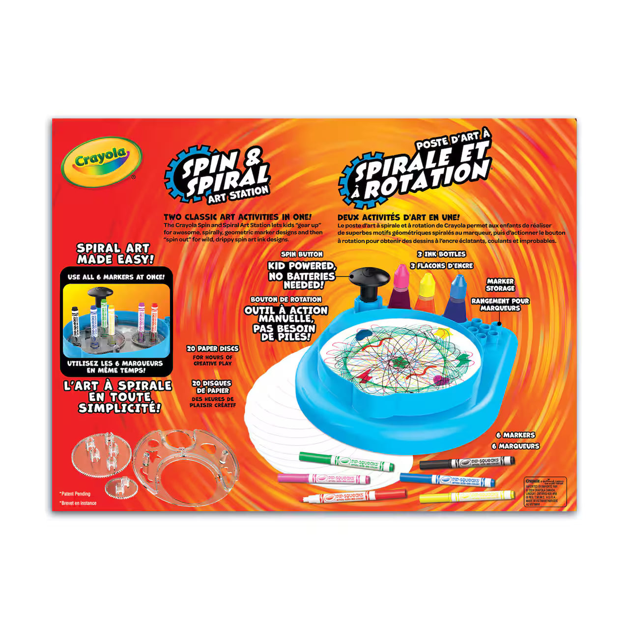 Crayola Spin & Spiral Art Station