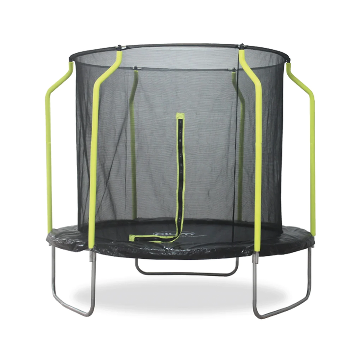 Plum 8ft Wave Springsafe Trampoline And Enclosure