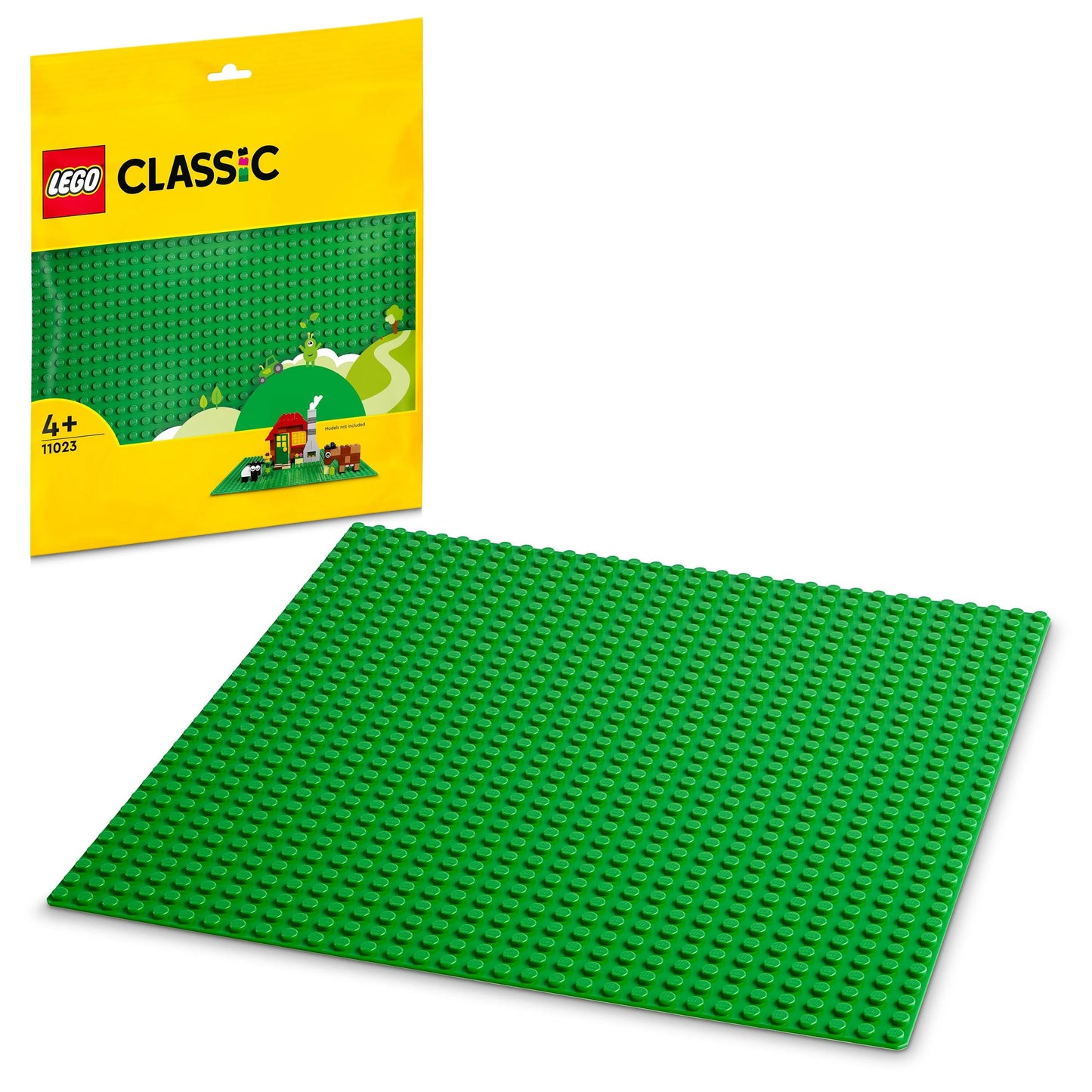 Classic Green Baseplate 11023 Building Kit for Kids (1 Piece)