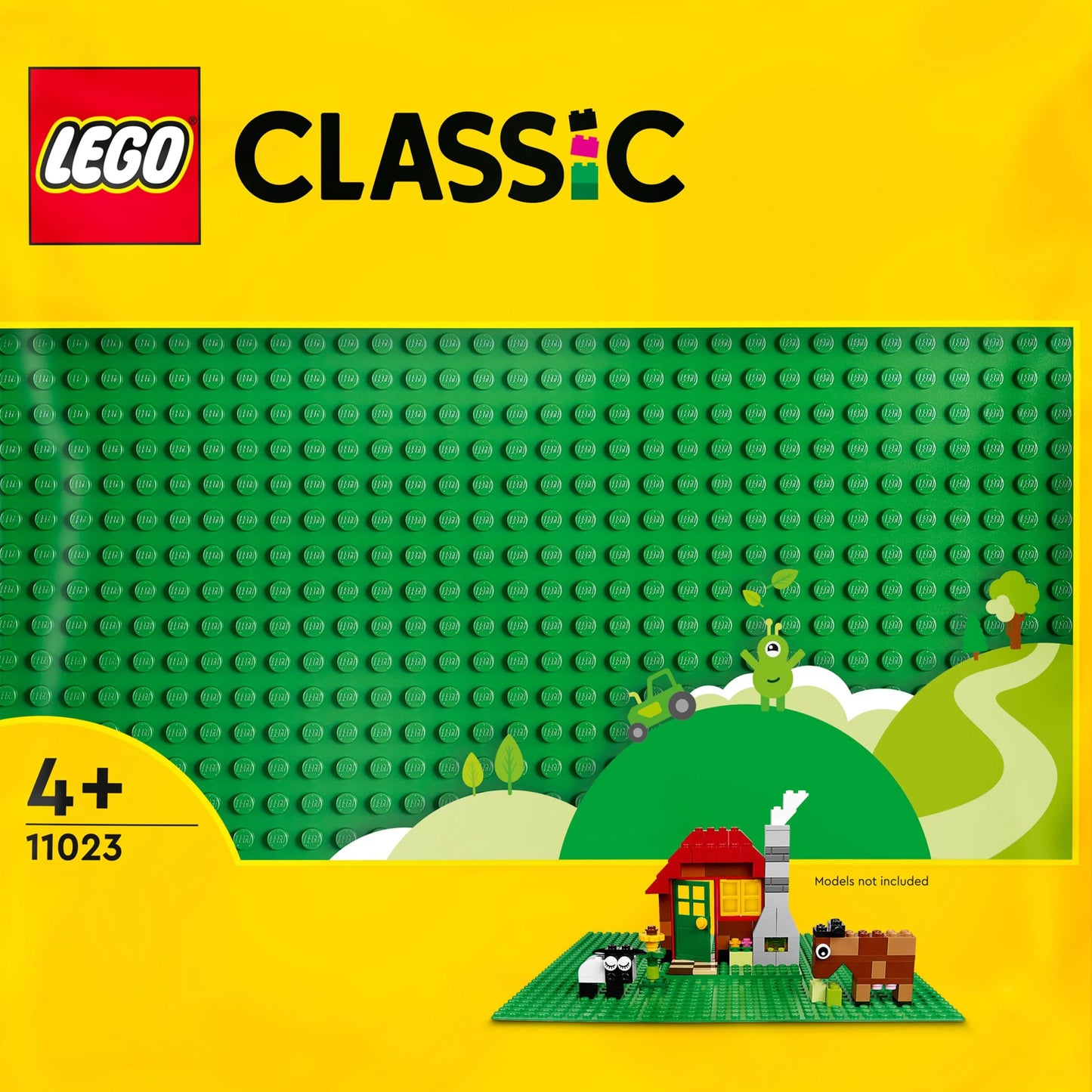 Classic Green Baseplate 11023 Building Kit for Kids (1 Piece)