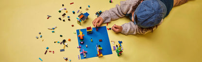 Classic Blue Baseplate 11025 Building Kit for Kids (1 Piece)