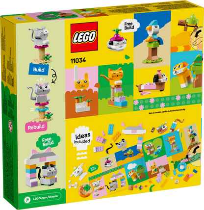 Classic Creative Pets Buildable Animal Toy 11034 Building Kit (450 Pieces)