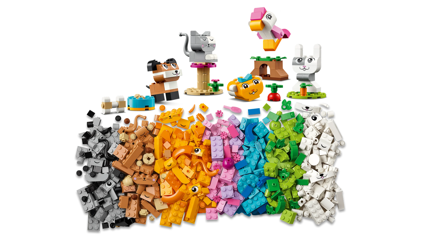 Classic Creative Pets Buildable Animal Toy 11034 Building Kit (450 Pieces)