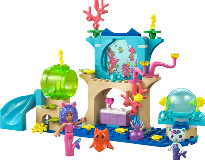 Gabby’s Dollhouse Mermaid Gabby’s Aquarium Adventure Animal Toy 11204 Building Kit