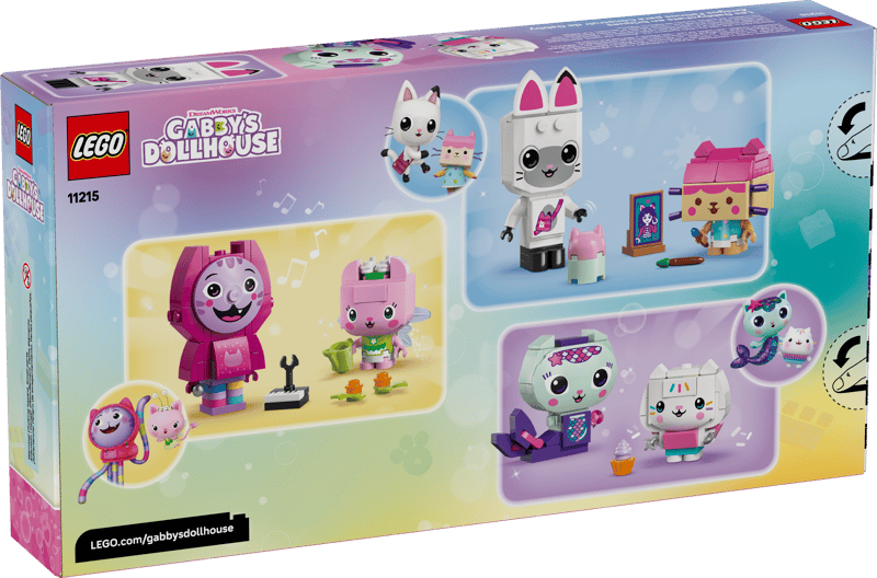 LEGO Gabby's Brick-Built Cat Friends 11215