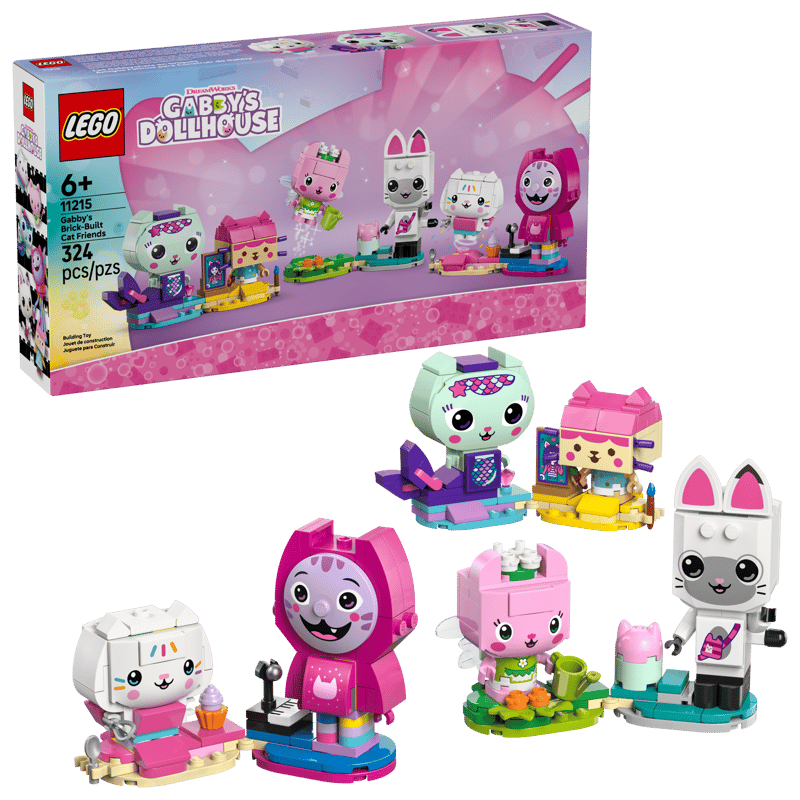 LEGO Gabby's Brick-Built Cat Friends 11215